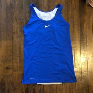 Nike dri fit racerback mesh back tank